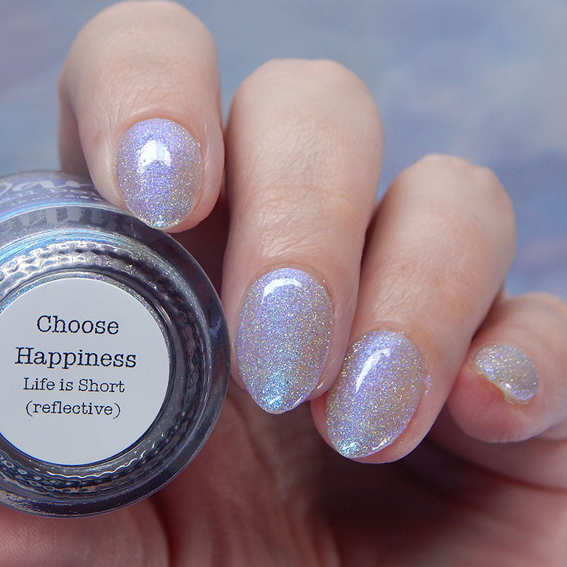 Dam Nail Polish - Choose Happiness Nail Polish (Flash Reflective)