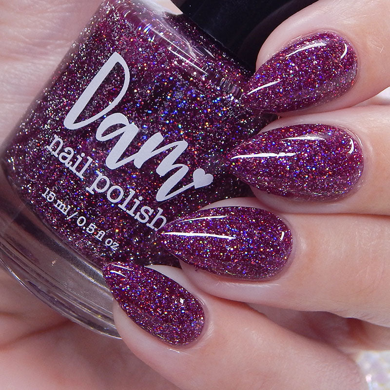 Dam Nail Polish - Heartless Nail Polish (Flash Reflective)