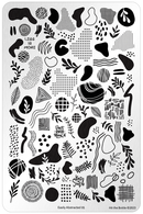 Hit The Bottle - Easily Abstracted 01 Stamping Plate