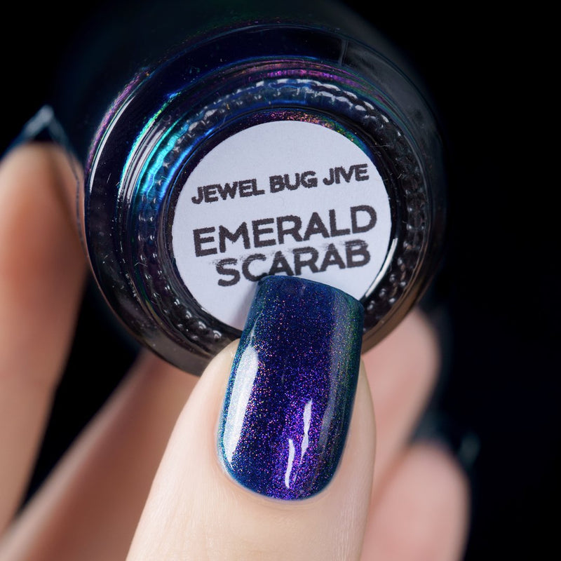 Colores de Carol - Emerald Scarab Nail Polish