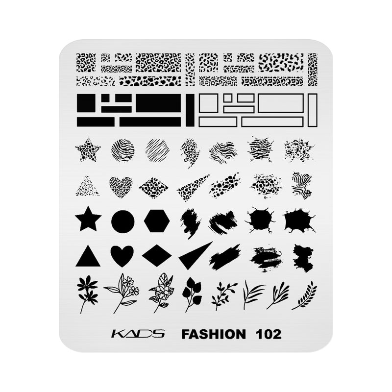 Kads - Fashion 102 Stamping Plate