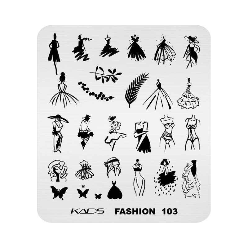 Kads - Fashion 103 Stamping Plate