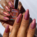 Clionadh Cosmetics - Flamin' Hot Holo Nail Polish