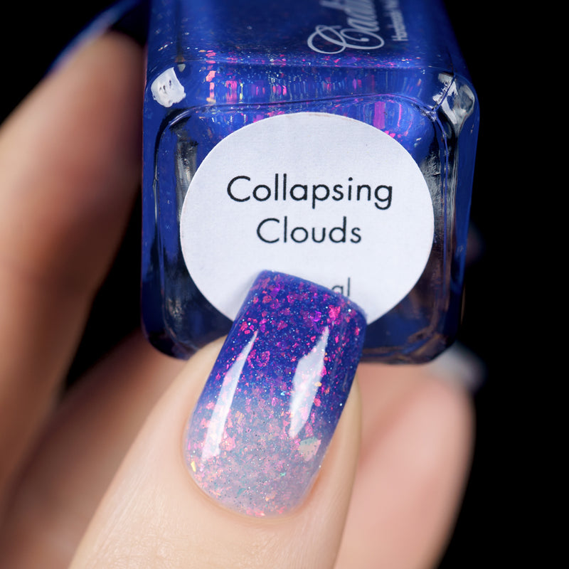 [Preorder, Ships Early May] Cadillacquer - Collapsing Clouds Nail Polish (Thermal + Flash Reflective)