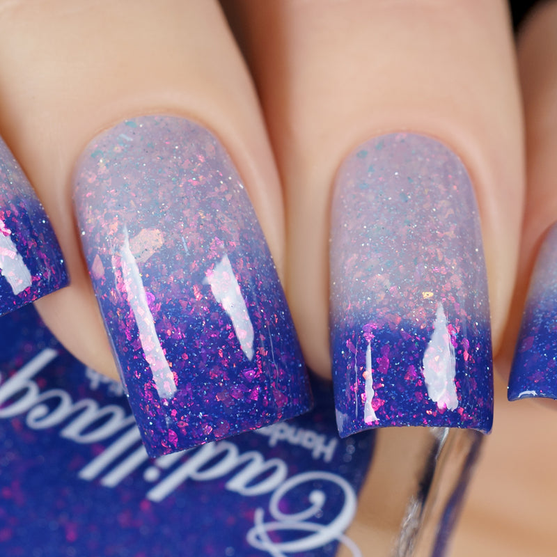 [Preorder, Ships Early May] Cadillacquer - Collapsing Clouds Nail Polish (Thermal + Flash Reflective)