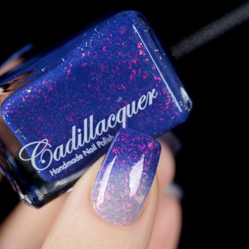 [Preorder, Ships Early May] Cadillacquer - Collapsing Clouds Nail Polish (Thermal + Flash Reflective)