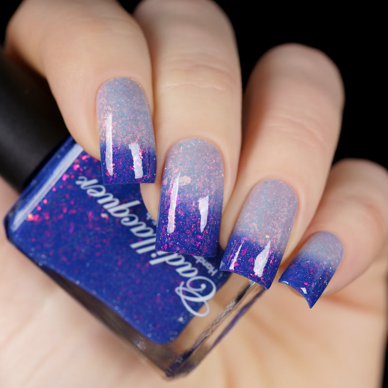 [Preorder, Ships Early May] Cadillacquer - Collapsing Clouds Nail Polish (Thermal + Flash Reflective)