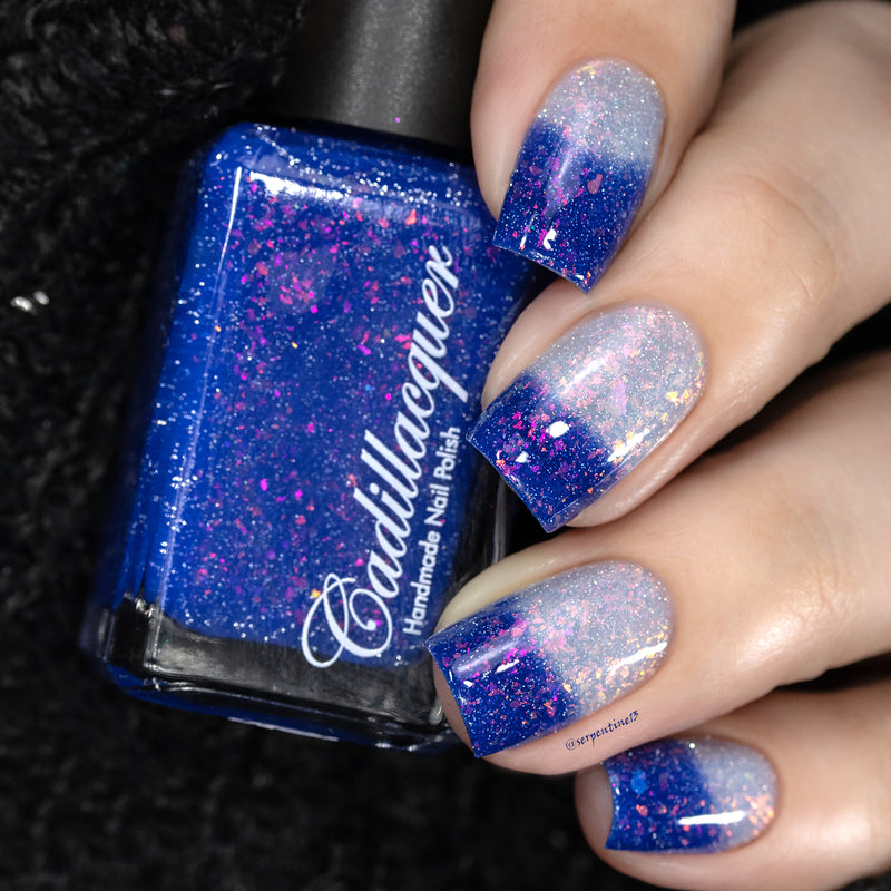 [Preorder, Ships Early May] Cadillacquer - Collapsing Clouds Nail Polish (Thermal + Flash Reflective)