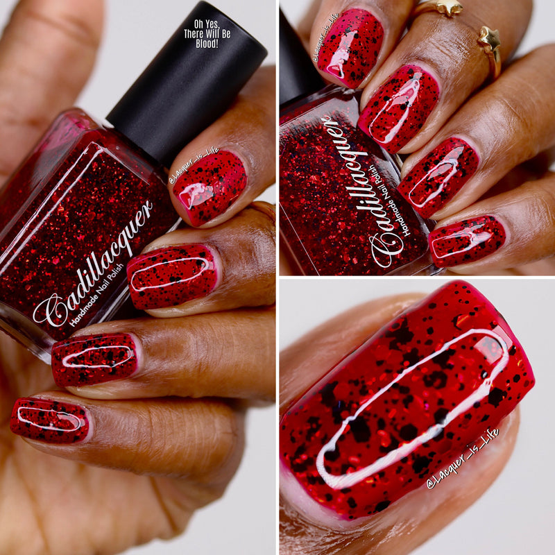 [Preorder, Ships Mid-October] Cadillacquer - Oh Yes, There Will Be Blood! Nail Polish