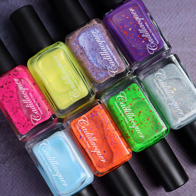 [Preorder, Ships Early Oct] Cadillacquer - Eerie Glow Collection (8 Nail Polishes) (Glow in the Dark)