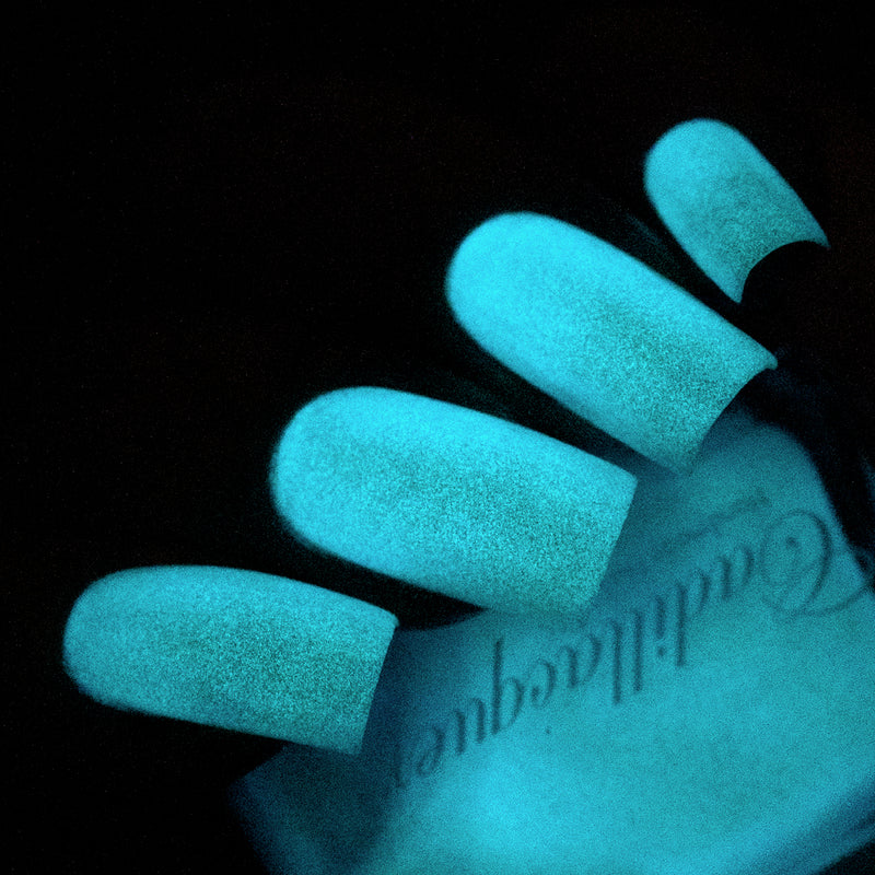 [Preorder, Ships Early Oct] Cadillacquer - The Fire‘s Burning Blue Nail Polish (Glow in the Dark)