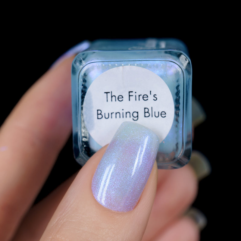 [Preorder, Ships Early Oct] Cadillacquer - The Fire‘s Burning Blue Nail Polish (Glow in the Dark)