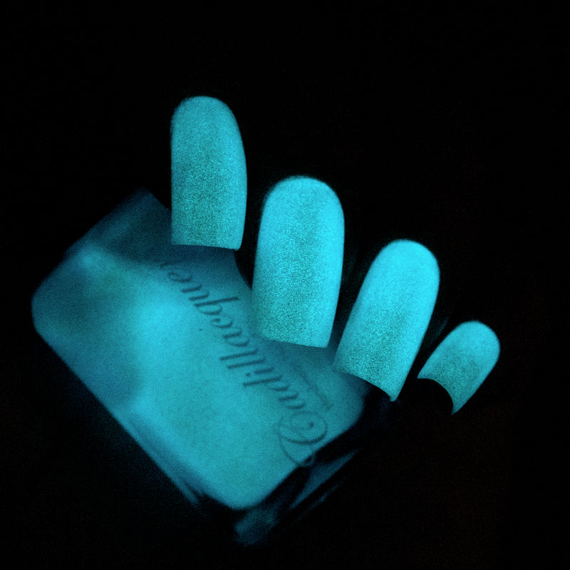 [Preorder, Ships Early Oct] Cadillacquer - The Fire‘s Burning Blue Nail Polish (Glow in the Dark)