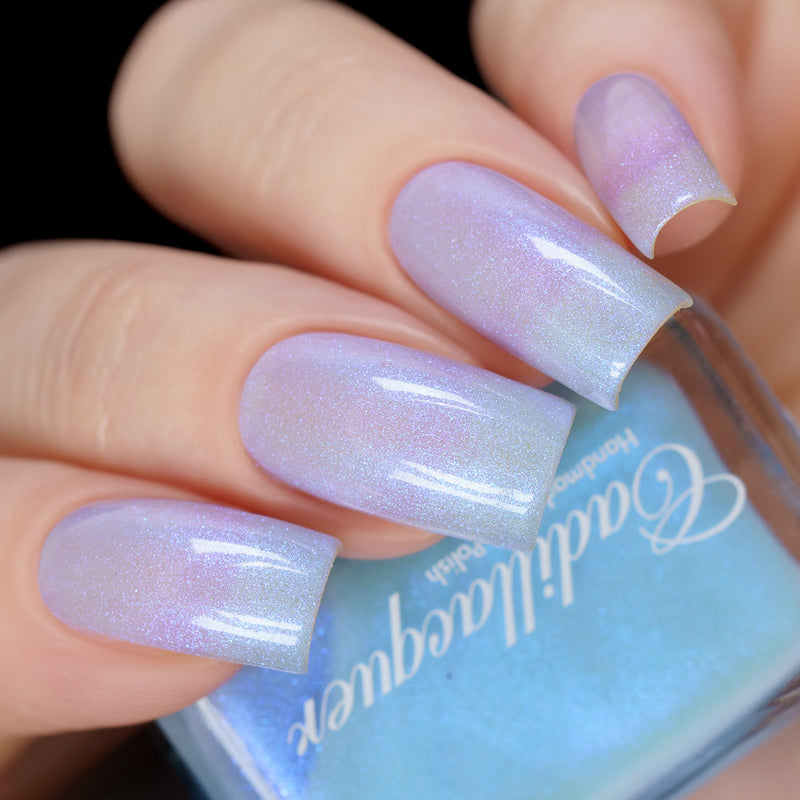 [Preorder, Ships Early Oct] Cadillacquer - The Fire‘s Burning Blue Nail Polish (Glow in the Dark)