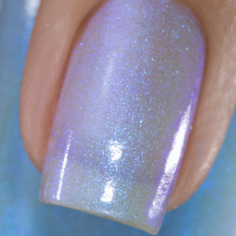 [Preorder, Ships Early Oct] Cadillacquer - The Fire‘s Burning Blue Nail Polish (Glow in the Dark)