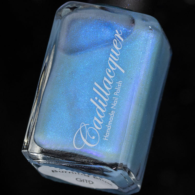[Preorder, Ships Early Oct] Cadillacquer - The Fire‘s Burning Blue Nail Polish (Glow in the Dark)