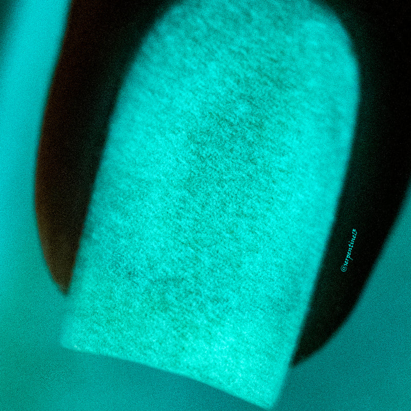 [Preorder, Ships Early Oct] Cadillacquer - The Fire‘s Burning Blue Nail Polish (Glow in the Dark)