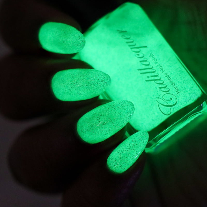 [Preorder, Ships Early Oct] Cadillacquer - In The End, We're All Just Bones Nail Polish (Glow in the Dark)