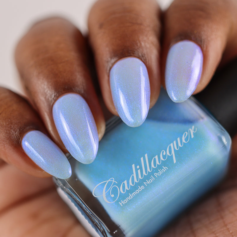 [Preorder, Ships Early Oct] Cadillacquer - The Fire‘s Burning Blue Nail Polish (Glow in the Dark)