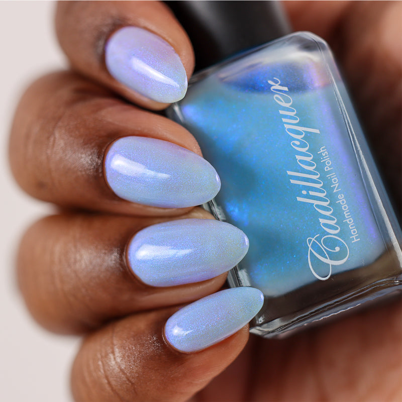 [Preorder, Ships Early Oct] Cadillacquer - The Fire‘s Burning Blue Nail Polish (Glow in the Dark)