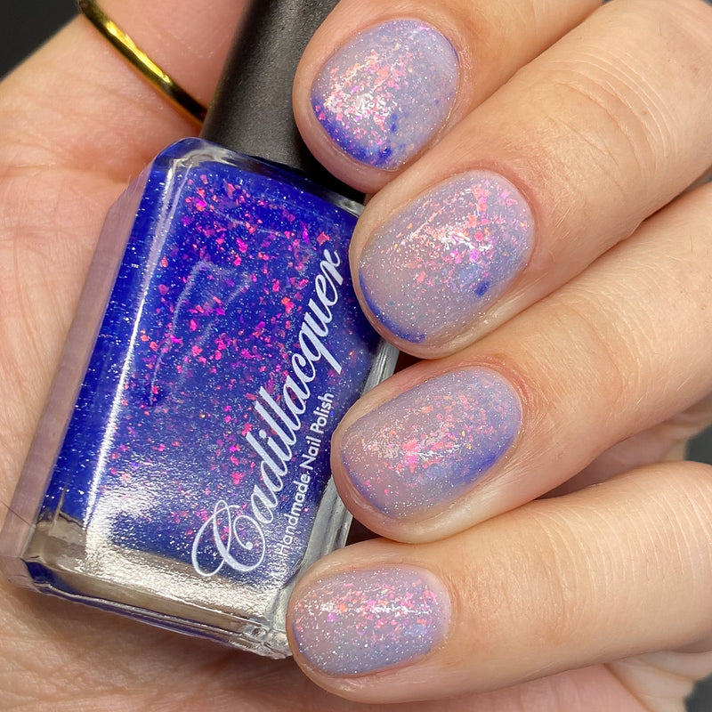 [Preorder, Ships Early May] Cadillacquer - Collapsing Clouds Nail Polish (Thermal + Flash Reflective)