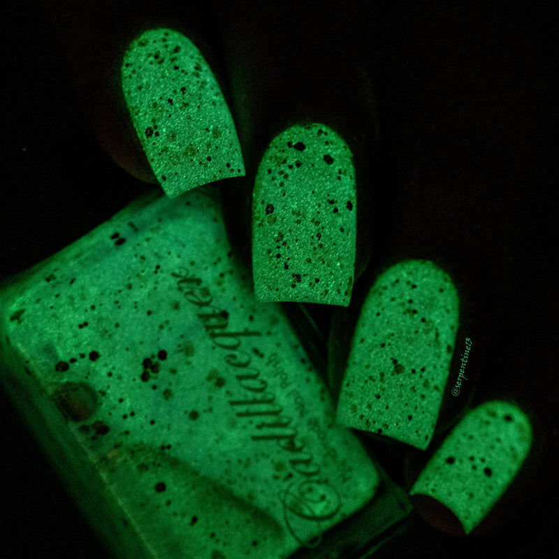 [Preorder, Ships Early Oct] Cadillacquer - The Weight Of The World Nail Polish (Glow in the Dark)