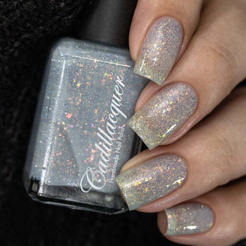 [Preorder, Ships Early Oct] Cadillacquer - In The End, We're All Just Bones Nail Polish (Glow in the Dark)
