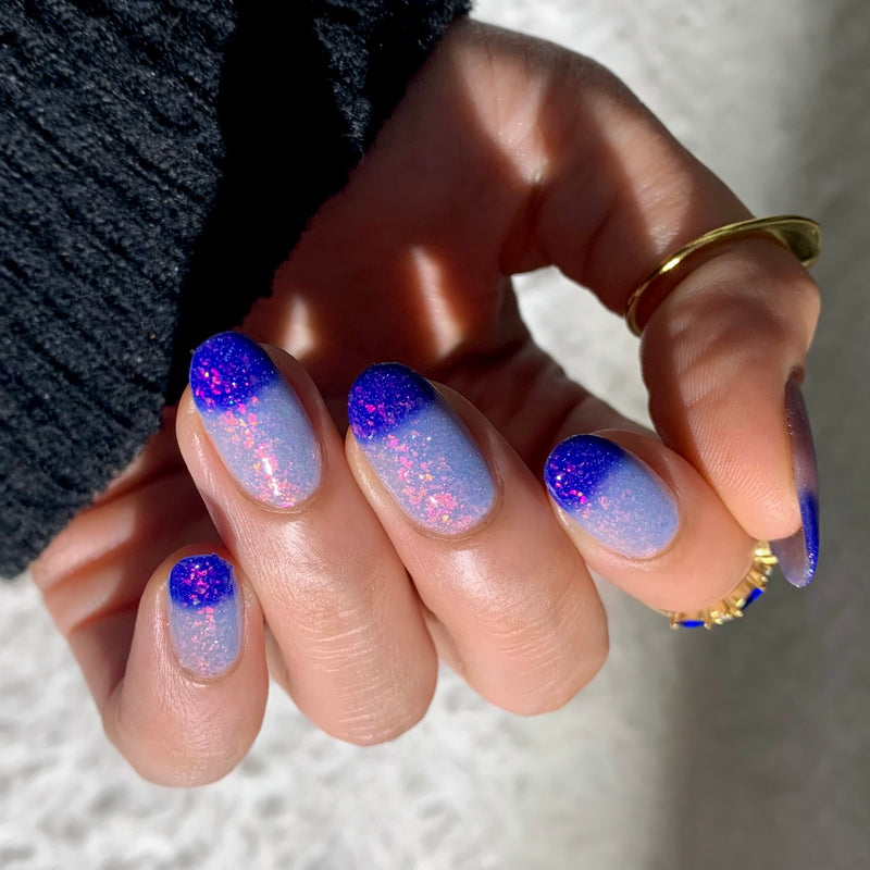 [Preorder, Ships Early May] Cadillacquer - Collapsing Clouds Nail Polish (Thermal + Flash Reflective)