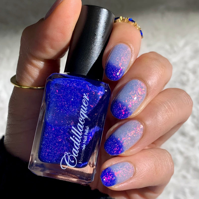 [Preorder, Ships Early May] Cadillacquer - Collapsing Clouds Nail Polish (Thermal + Flash Reflective)