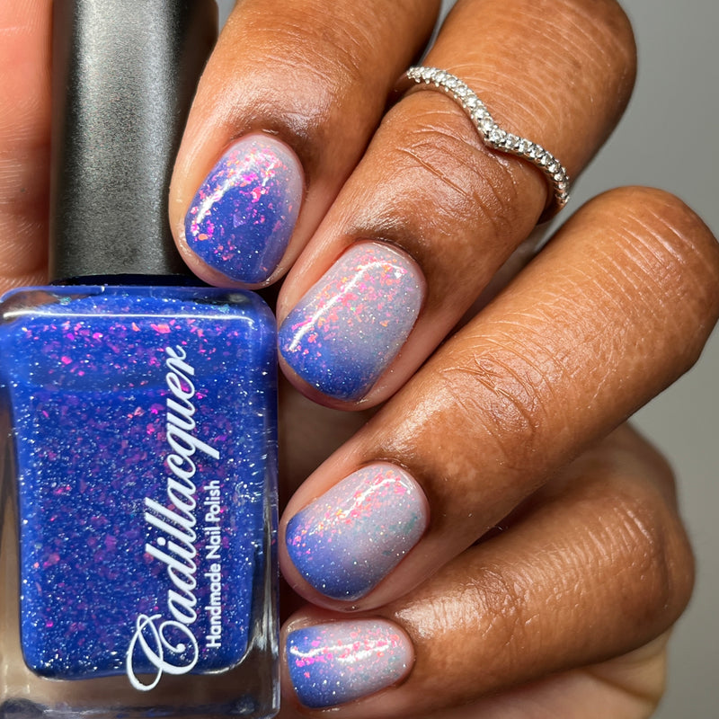 [Preorder, Ships Early May] Cadillacquer - Collapsing Clouds Nail Polish (Thermal + Flash Reflective)