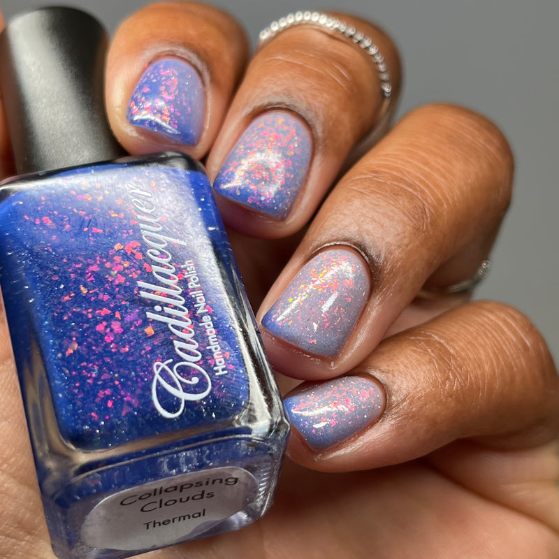 [Preorder, Ships Early May] Cadillacquer - Collapsing Clouds Nail Polish (Thermal + Flash Reflective)