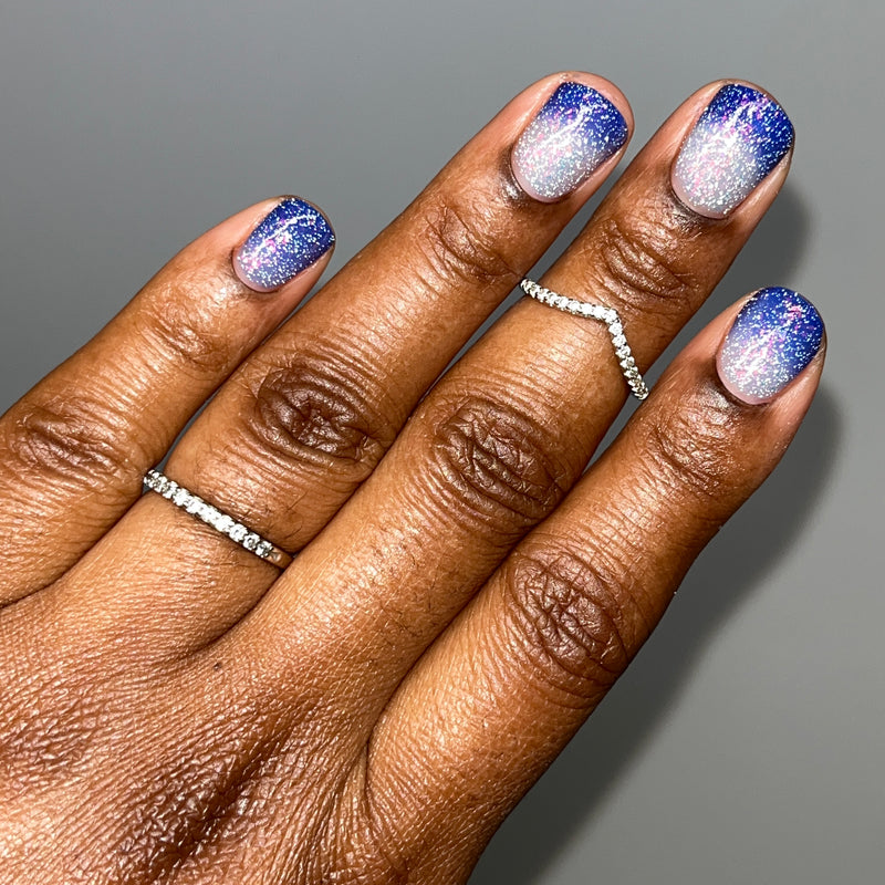 [Preorder, Ships Early May] Cadillacquer - Collapsing Clouds Nail Polish (Thermal + Flash Reflective)