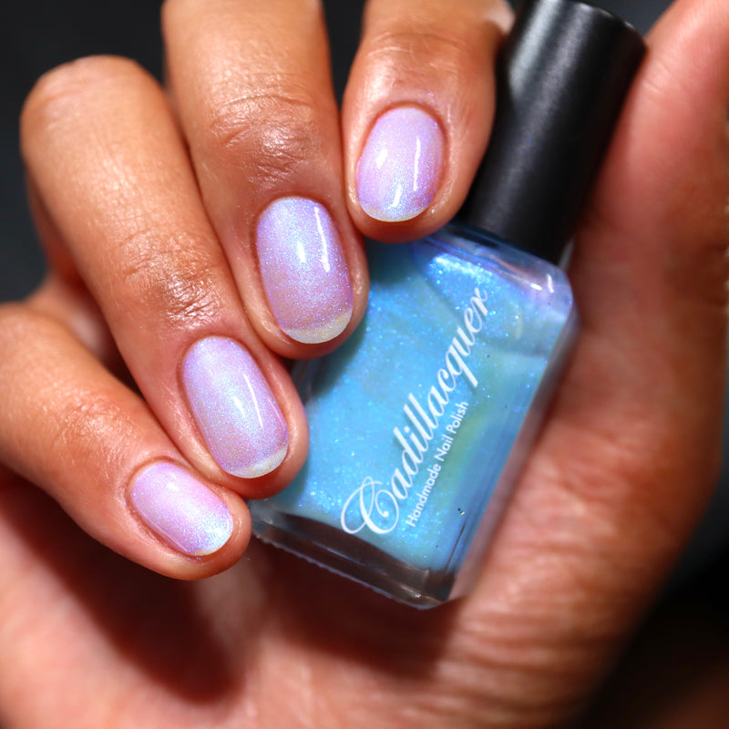 [Preorder, Ships Early Oct] Cadillacquer - The Fire‘s Burning Blue Nail Polish (Glow in the Dark)