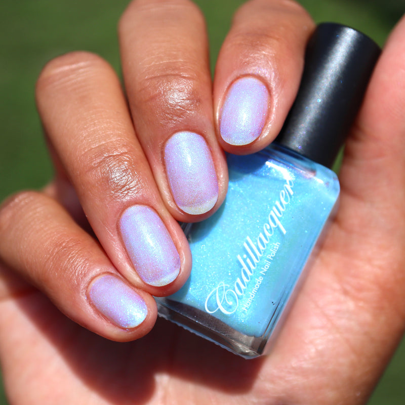 [Preorder, Ships Early Oct] Cadillacquer - The Fire‘s Burning Blue Nail Polish (Glow in the Dark)