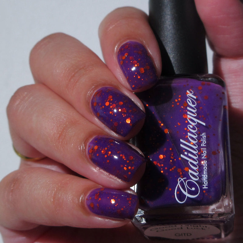 [Preorder, Ships Early Oct] Cadillacquer - Good Night, Good Luck Nail Polish (Glow in the Dark)