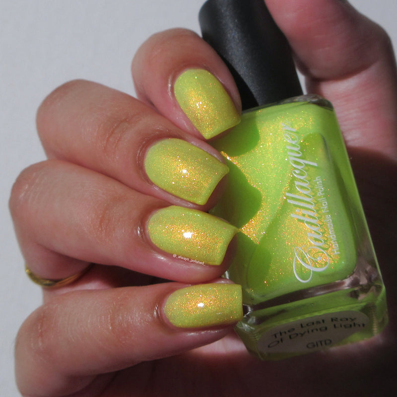 [Preorder, Ships Early Oct] Cadillacquer - Last Ray Of Dying Light Nail Polish (Glow in the Dark)