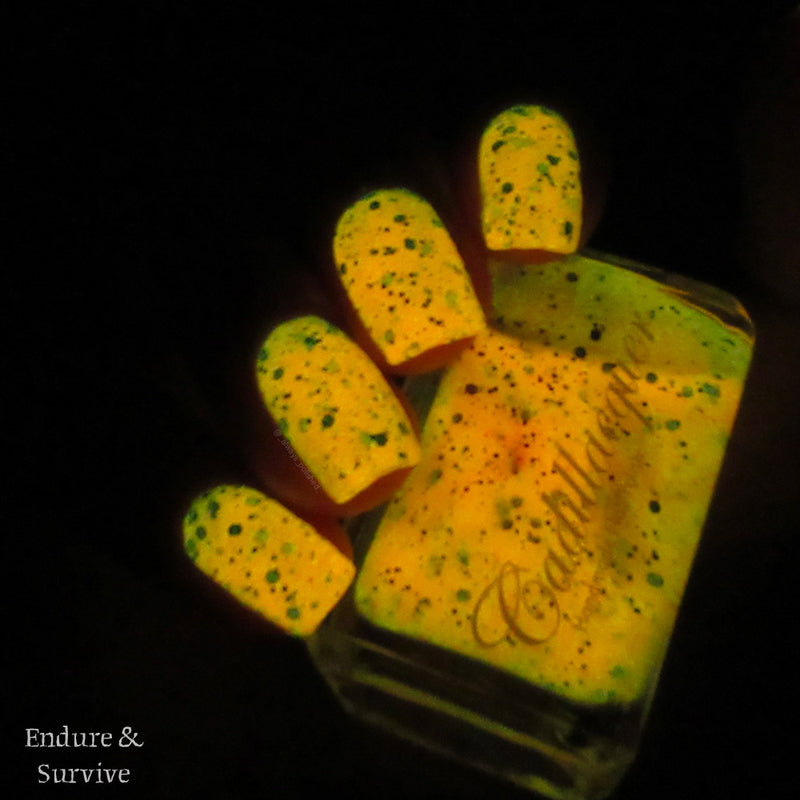 [Preorder, Ships Early Oct] Cadillacquer - Endure and Survive Nail Polish (Glow in the Dark)