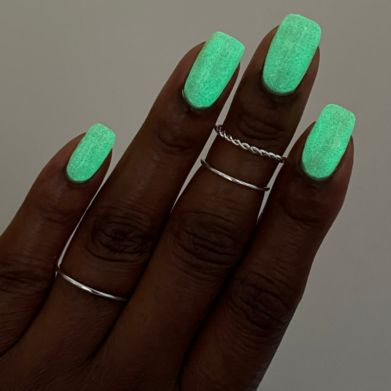 [Preorder, Ships Early Oct] Cadillacquer - In The End, We're All Just Bones Nail Polish (Glow in the Dark)