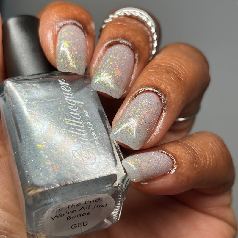 [Preorder, Ships Early Oct] Cadillacquer - In The End, We're All Just Bones Nail Polish (Glow in the Dark)