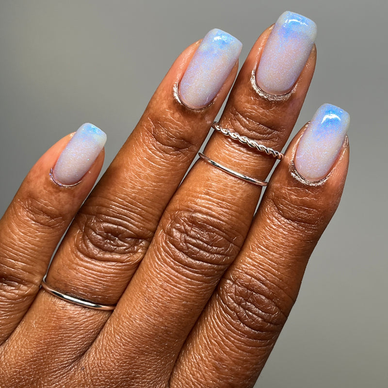 [Preorder, Ships Early Oct] Cadillacquer - The Fire‘s Burning Blue Nail Polish (Glow in the Dark)