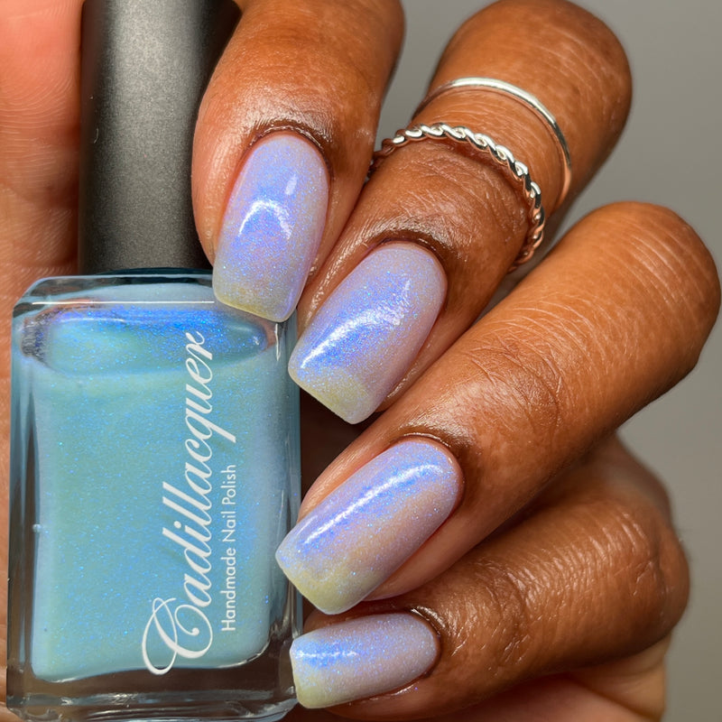 [Preorder, Ships Early Oct] Cadillacquer - The Fire‘s Burning Blue Nail Polish (Glow in the Dark)