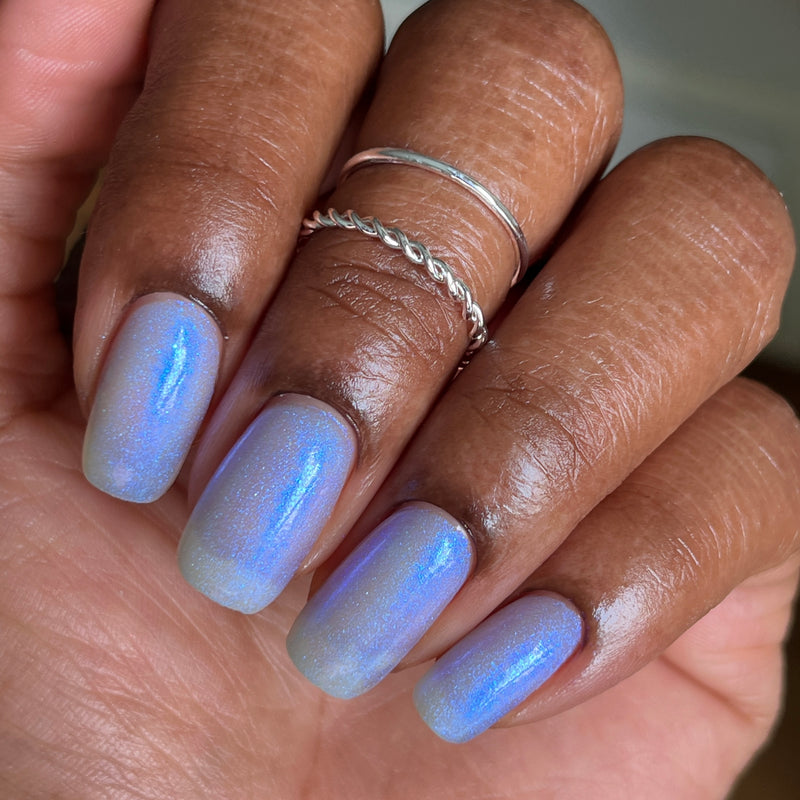 [Preorder, Ships Early Oct] Cadillacquer - The Fire‘s Burning Blue Nail Polish (Glow in the Dark)