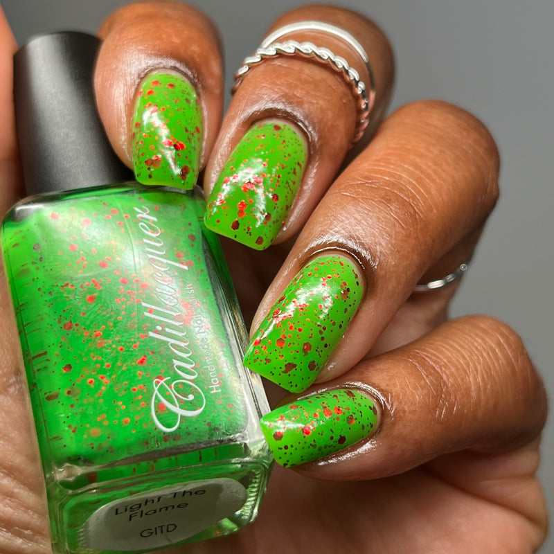 [Preorder, Ships Early Oct] Cadillacquer - Light The Flame Nail Polish (Glow in the Dark)
