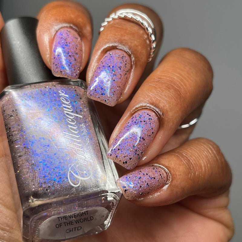 [Preorder, Ships Early Oct] Cadillacquer - The Weight Of The World Nail Polish (Glow in the Dark)