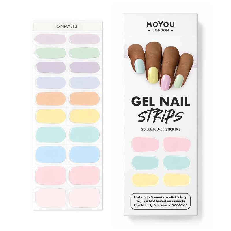 MoYou-London - Gel Nail Strip - Pastel Sweets