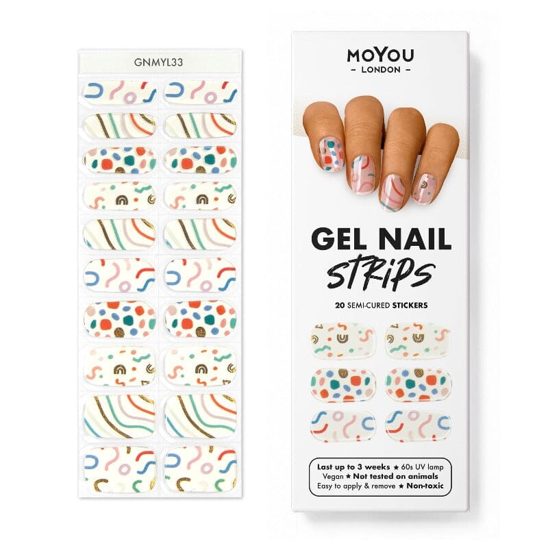 MoYou-London - Gel Nail Strip - Confetti Dip