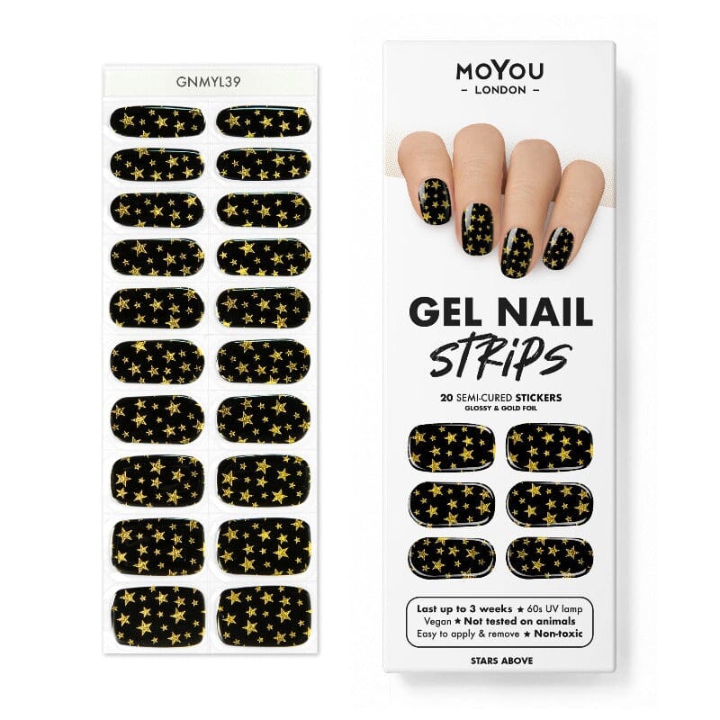 MoYou-London - Gel Nail Strip - Stars Above