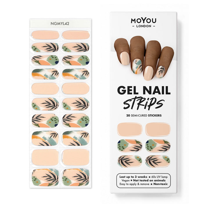 MoYou-London - Gel Nail Strip - Just Peachy