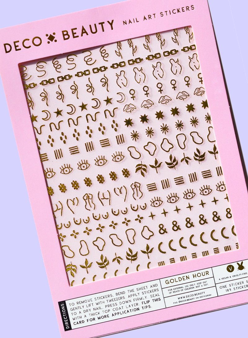 Deco Beauty - Golden Hour Nail Stickers