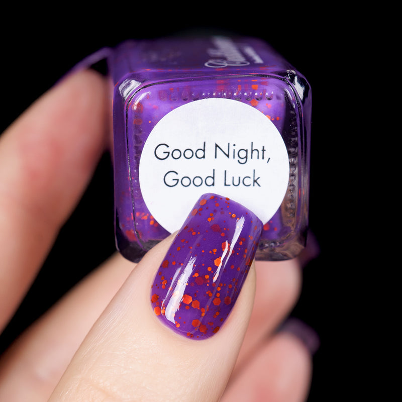 [Preorder, Ships Early Oct] Cadillacquer - Good Night, Good Luck Nail Polish (Glow in the Dark)